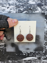 Load image into Gallery viewer, Handmade Cute Biscuit Cookie Earrings