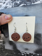 Load image into Gallery viewer, Handmade Cute Biscuit Cookie Earrings
