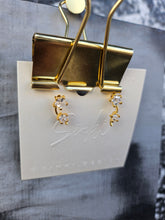 Load image into Gallery viewer, Gold Bling Stud Earrings