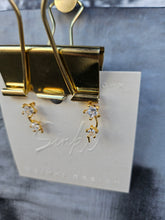 Load image into Gallery viewer, Gold Bling Stud Earrings