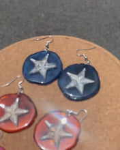 Load and play video in Gallery viewer, Circle Star Earrings
