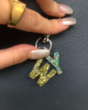 Load image into Gallery viewer, Initial english letter alphabet Keychain / Bag Charm