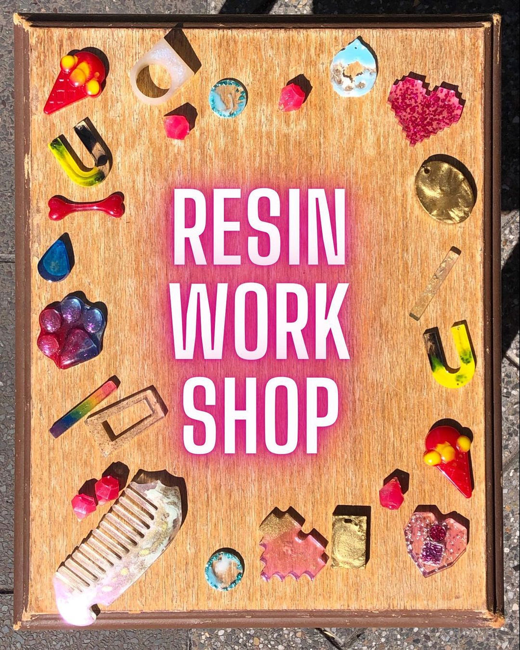 Resin Jewellery Making Workshop