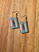 Load image into Gallery viewer, Neon retro acrylic earrings.
