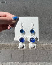 Load image into Gallery viewer, Handmade Resin and Astronaut Charm Earrings
