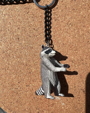 Load image into Gallery viewer, Handmade Raccoon Necklace
