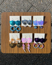 Load image into Gallery viewer, Handmade Bling Fan Earrings
