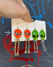 Load image into Gallery viewer, Handmade Alien Skeleton Legs Earrings
