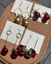 Load image into Gallery viewer, Handmade Christmas Bauble Earrings
