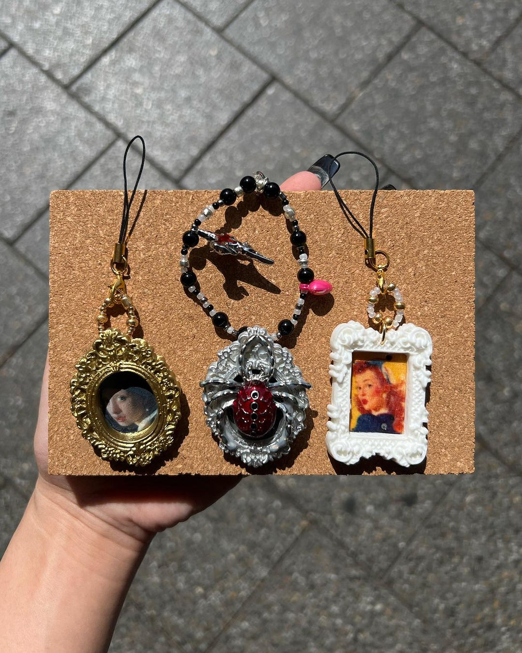 Handmade Photo Frame Phone Charms