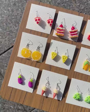 Load and play video in Gallery viewer, Handmade Food Earrings
