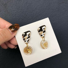 Load image into Gallery viewer, Sand on Resin Handmade Earrings
