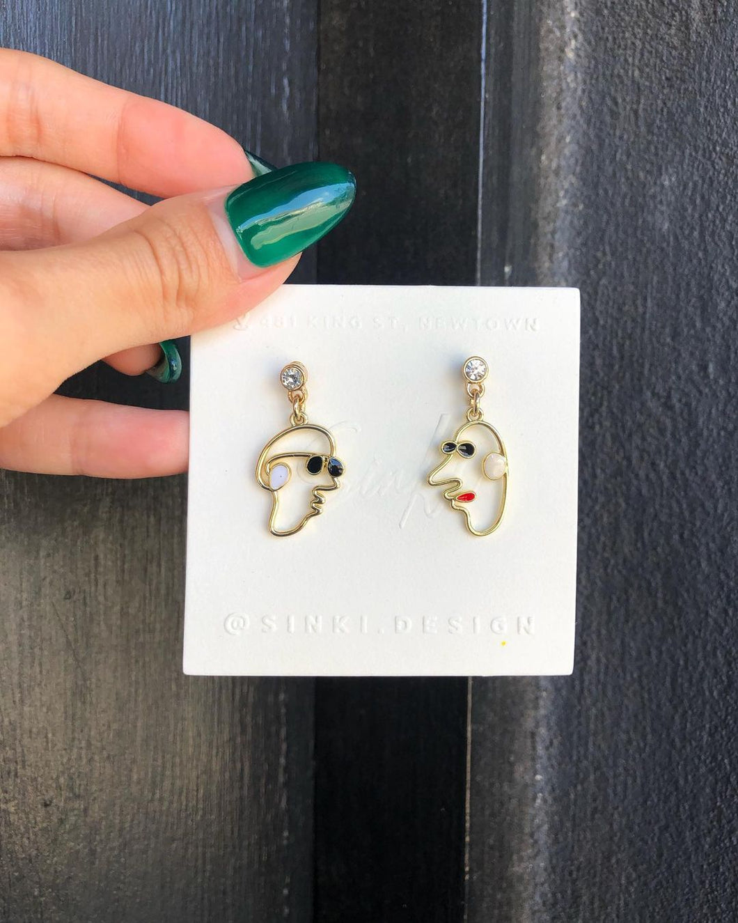 Faces Earrings