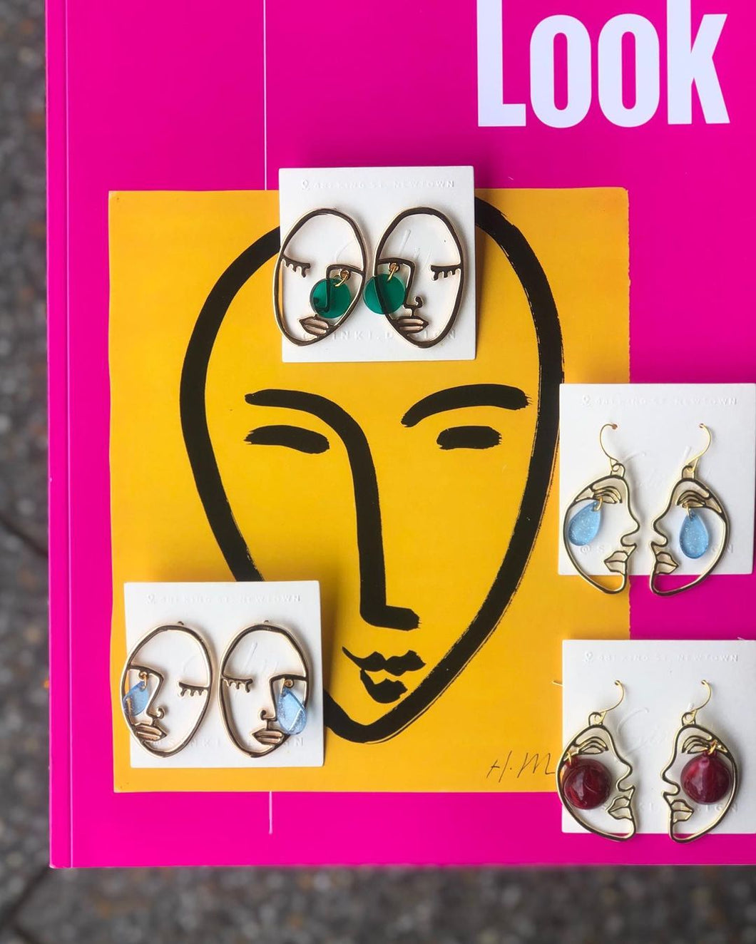 Faces Earrings