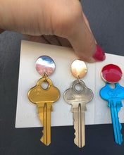 Load image into Gallery viewer, Keys Earrings Mix Colour Custom Design
