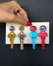 Load image into Gallery viewer, Keys Earrings Mix Colour Custom Design
