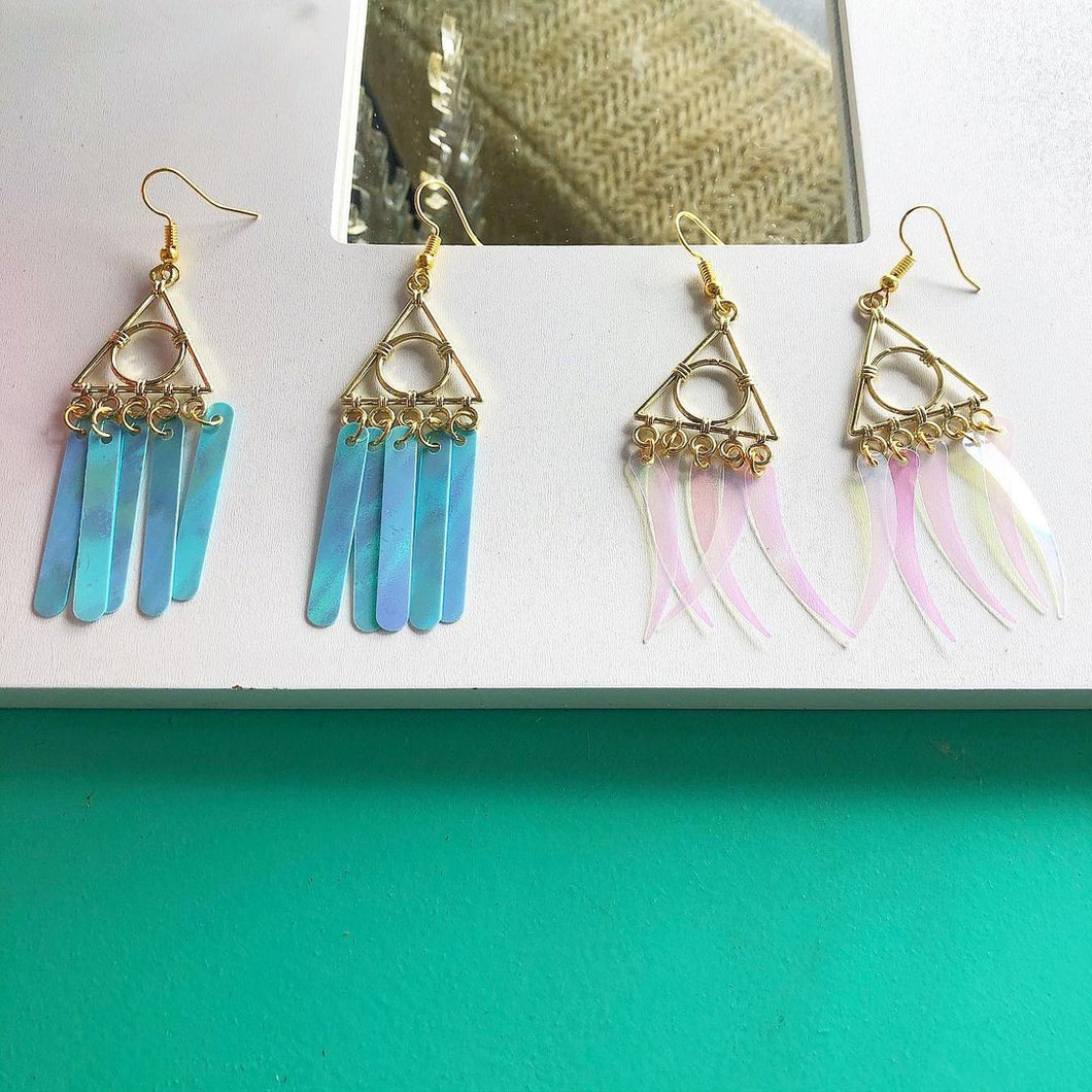 Sequins Fringe Earrings