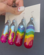 Load and play video in Gallery viewer, Handmade Painted Nang Earrings
