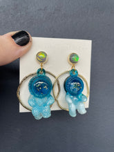 Load image into Gallery viewer, Handmade Resin Astronaut  Earrings
