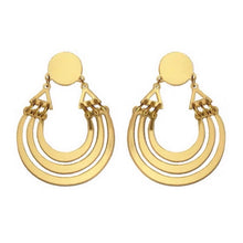 Load image into Gallery viewer, Gold Mirror Earrings
