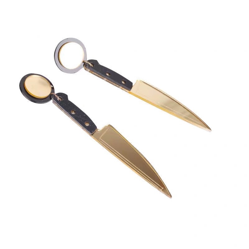 Chopping Knife Earrings