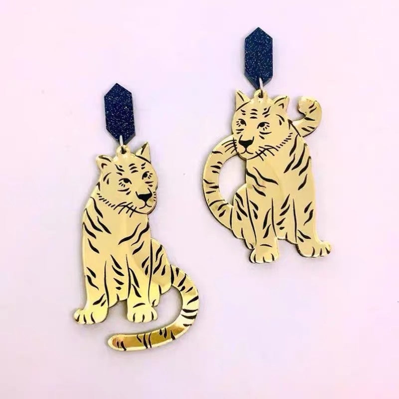 Tiger Earrings