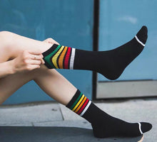 Load image into Gallery viewer, Rainbow Long Ankle Socks
