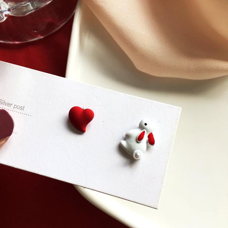 Rabbit Chasing Love Earrings