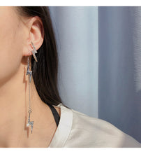 Load image into Gallery viewer, Lightning with Crystal Earrings
