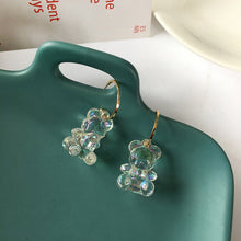 Load image into Gallery viewer, Clear Bear Earrings
