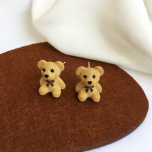 Load image into Gallery viewer, Cartoon Bear Earrings
