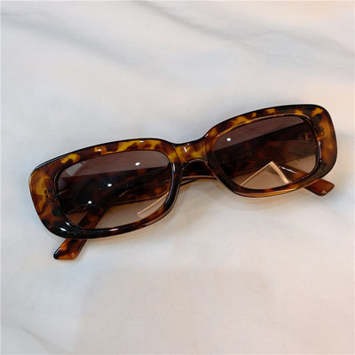 Amber-Frame Sunglasses